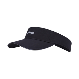 李宁空顶帽子防紫外线遮阳防晒帽夏季运动女男款专业马拉松跑步帽