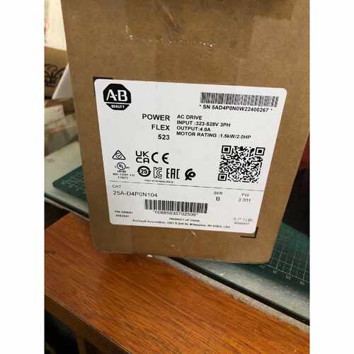 AB变频器绝对未装机25aD4P0N104实物2
