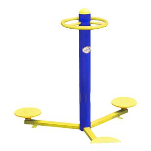 沃尔克 三位三人扭腰器转腰器 公园小区广场室外健身器材健身路径