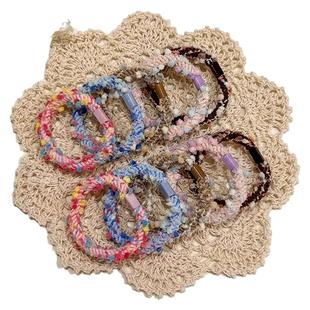 简约头绳发圈女百搭甜美气质扎头发橡皮筋高弹力耐用头饰马尾发绳