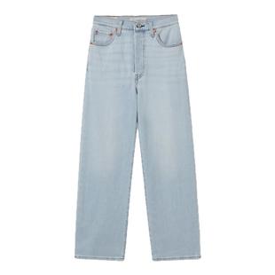 【商场同款】Levi's李维斯女士美式复古休闲高腰直筒牛仔裤72693