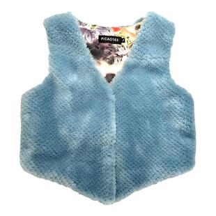羊剪绒外套背心羊羔绒女毛马甲断码订单尾货处理