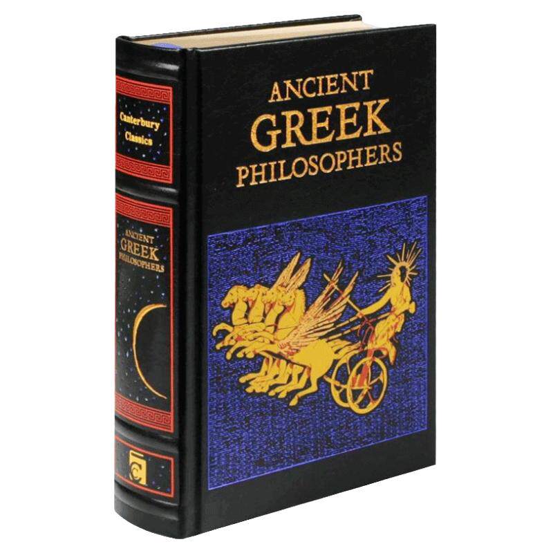 古希腊哲学家 皮质封面版 英文原版 Ancient Greek Philosophers (Leather-bound Classics)全英文版进口原版英语书籍