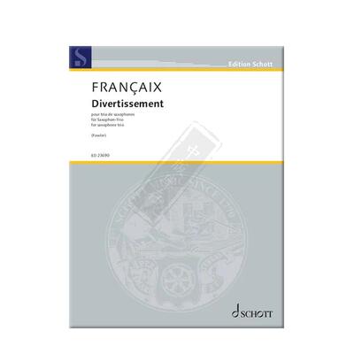 弗朗赛嬉游曲萨克斯管三重奏