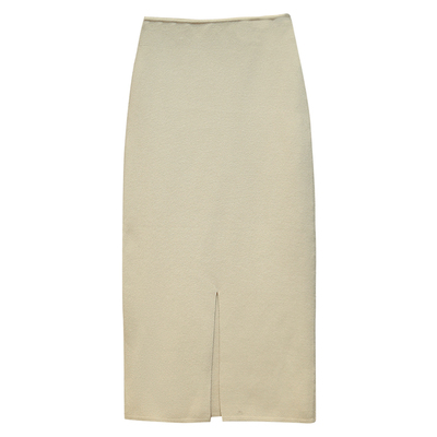 秋冬季中长款针织女包臀半身裙