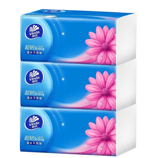 【100抽3包】维达纸巾整箱家用实惠装抽纸大包餐巾纸抽卫生纸母婴