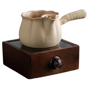 围炉煮茶家用云南罐罐奶茶电陶炉煮茶器陶壶烤奶茶罐茶壶陶土罐