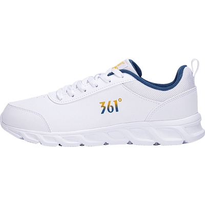 361男鞋新款运动鞋皮面防水跑鞋