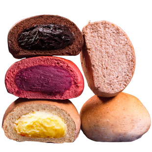 全麦欧包低脂无糖精面包早餐整箱解馋小零食代餐饱腹健康食品