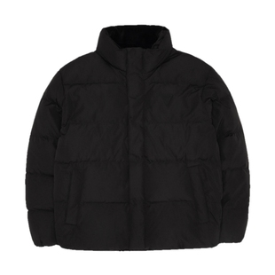 GUESS男士简约时尚立领短款休闲款面包服羽绒服外套M2BL958105Z