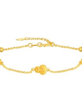 【百亿补贴】TSL谢瑞麟葫芦黄金手链5G足金工艺手饰XP865