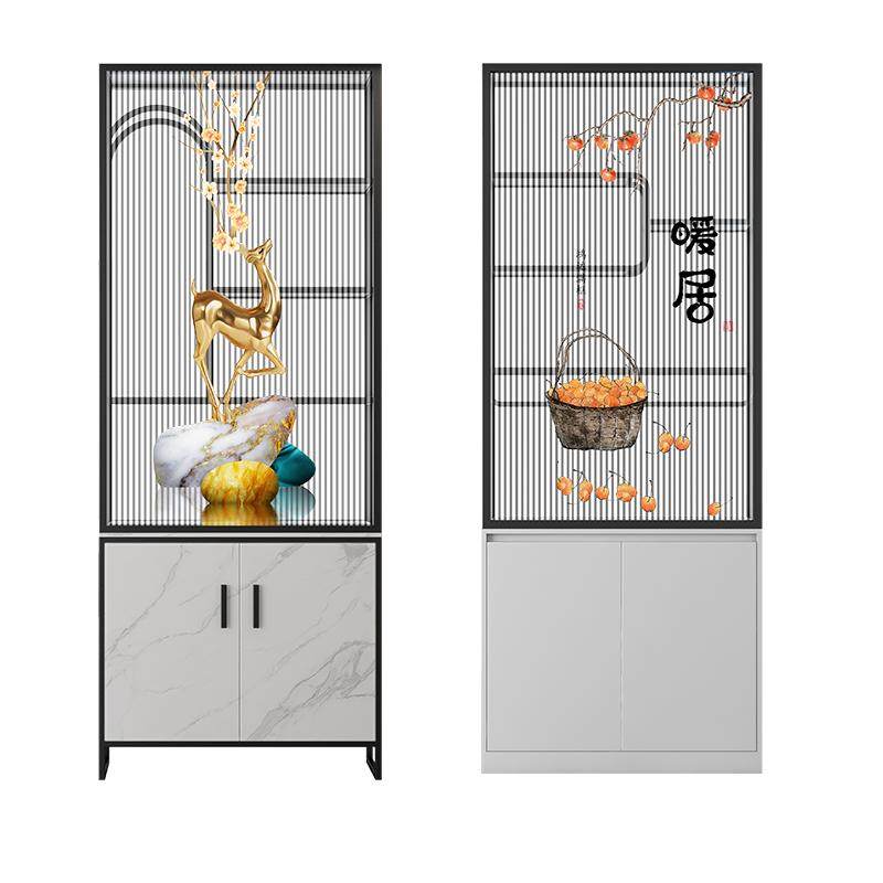 卫生间半墙屏风隔断柜