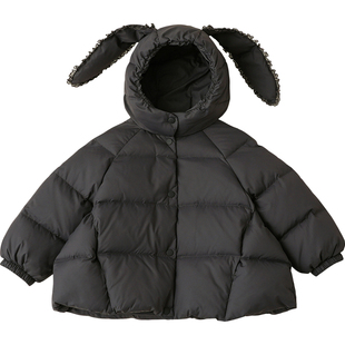 女宝宝羽绒服加厚2025冬季新款女童羽绒服1-3-6-8岁童装外套C4117