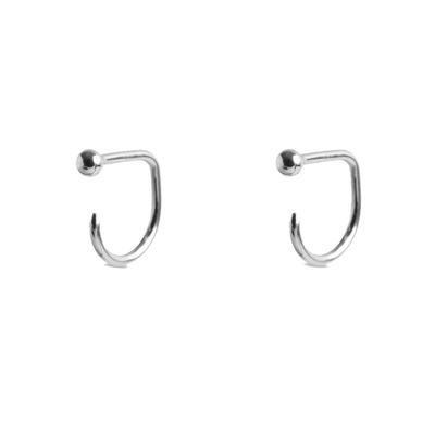 925纯银豆豆小耳钉时尚防过敏女