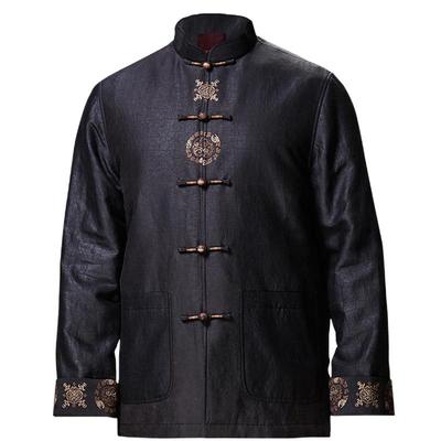 香云纱唐装冬季加厚棉服