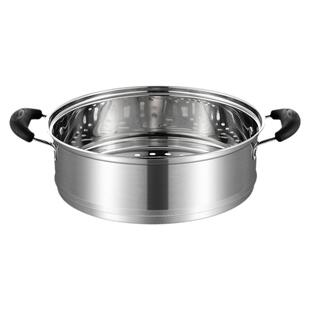 电煮锅蒸笼304不锈钢蒸格蒸锅笼屉配件蒸屉家用蒸盘炒锅篦子通用