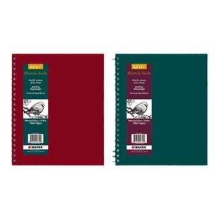 凯萨KAISA创作家系列美式手账本a5硬壳笔记本110g双线圈易撕空白本绘画本素描速写本A4A5笔记本学生记事本