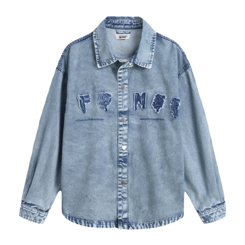 不起球不褪色夹克宽松帅气男生潮