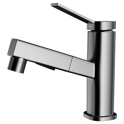 【德国品牌】抽拉式洗脸盆水龙头