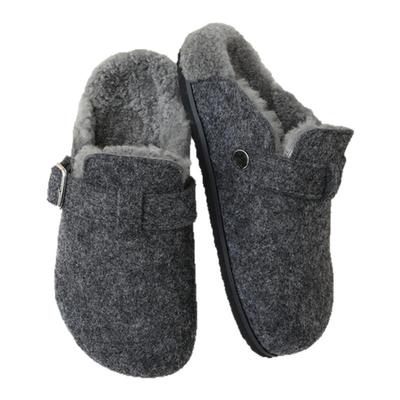 毛毡羊毛复古厚底勃肯鞋包头拖