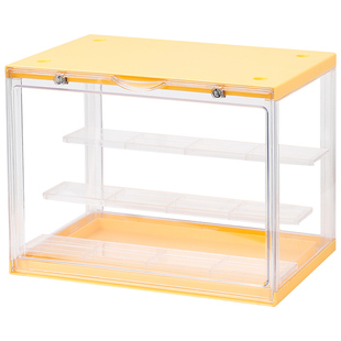 盲盒收纳展示架泡泡玛特透明防尘盒子goto收纳盒亚克力手办置物架