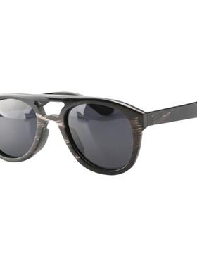 开车驾驶蛤蟆墨镜黑白条纹印度牛角双鼻梁飞行员式遮阳太阳眼镜