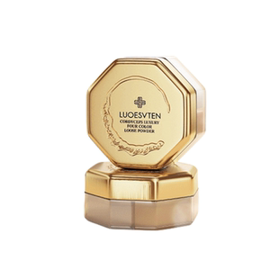 露伊薇丹虫草奢宠四色蜜粉防水控油定妆粉不脱妆轻盈哑光养肤散粉