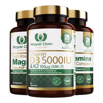 皇家橡树维生素d3k2促钙吸收