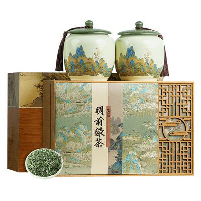 五虎碧螺春绿茶茶叶2025新茶明前春茶官方正品散茶浓香型礼盒装