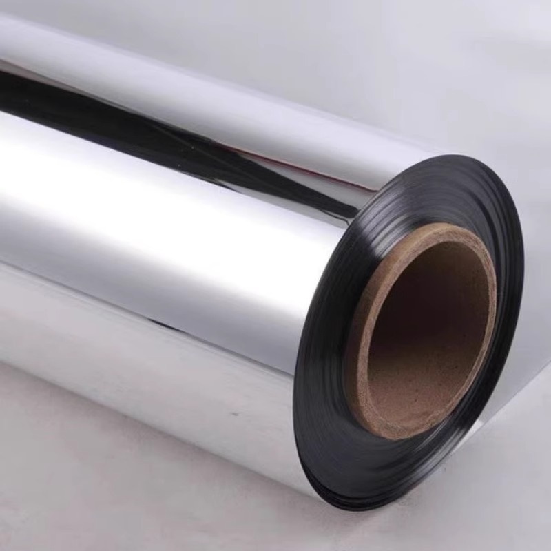 PET镀铝膜聚酯薄膜灯箱反射膜化学涂层超薄双面银 复合化验实验膜