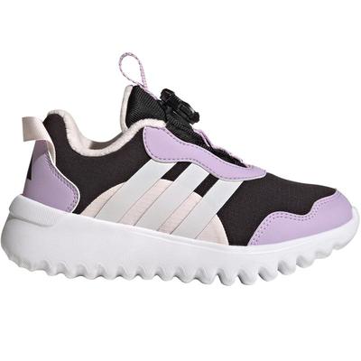 阿迪达斯冬女童小波浪加绒运动鞋