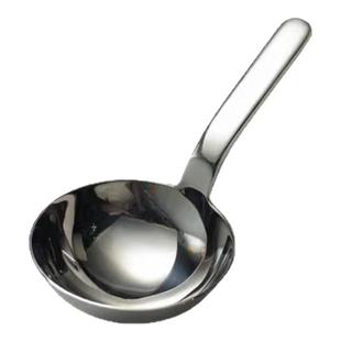 颜一好物 304不锈钢短柄大圆勺汤勺汤匙大头盛汤勺分餐勺米面勺