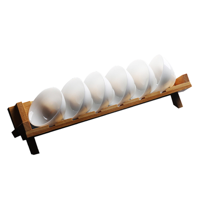 德化白瓷茶杯套装高档薄胎斗笠杯