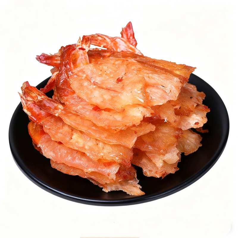 丹东特产阿尔帝海鲜零食焙烤凤尾虾干罐装开背虾仁150克包邮