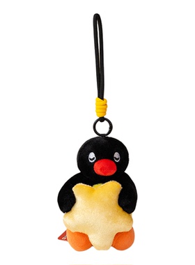 正版pingu企鹅毛绒包挂件钥匙扣