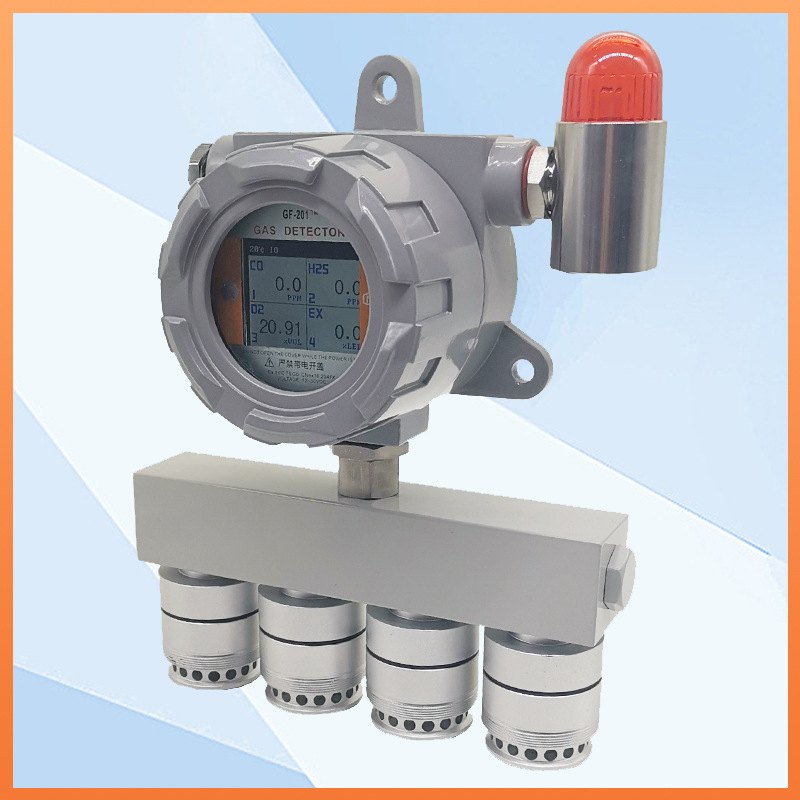 工业可燃气体氧气硫化氢一氧化碳气体浓度检测仪 可燃气体报警器