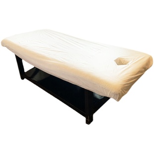 一次性床罩美容院专用无纺布床单防尘带洞按摩床角带松紧床笠床垫