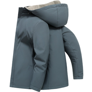 雪中飞两面穿夹克外套男2025秋季新款简约休闲百搭正反双面穿上衣