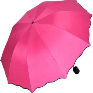 晴雨伞折叠两用遮阳太阳大号黑胶防晒紫外线女广告伞定制印字logo