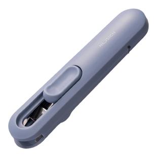 Nusign纽赛推夹器办公文件学生试卷夹子金属无尾票夹无钉订书机办公收纳活页夹推夹器8枚补充夹可重复用