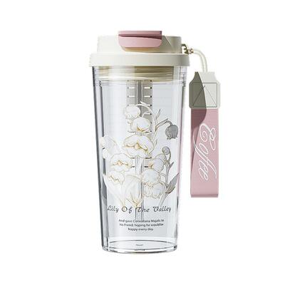 贝纳特女生塑料中式双饮水杯