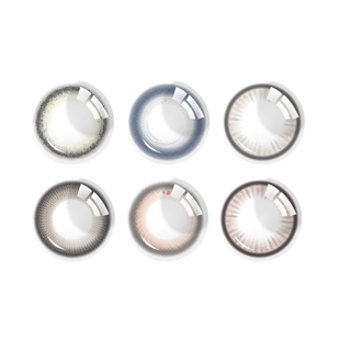 灵犀系列【冷月乌龙/珀雾灰岛】orranee欧然尼美瞳半年抛隐形眼镜