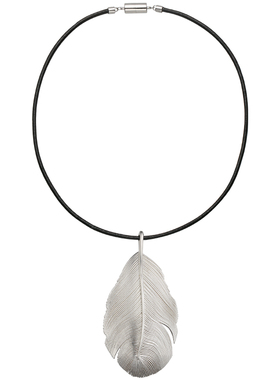 SUDROV素觉925银真皮锁骨链项链