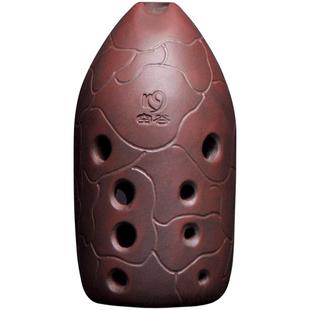 空谷埙双腔埙专业10十孔笔筒埙学生初学入门专业陶埙古乐器可水洗