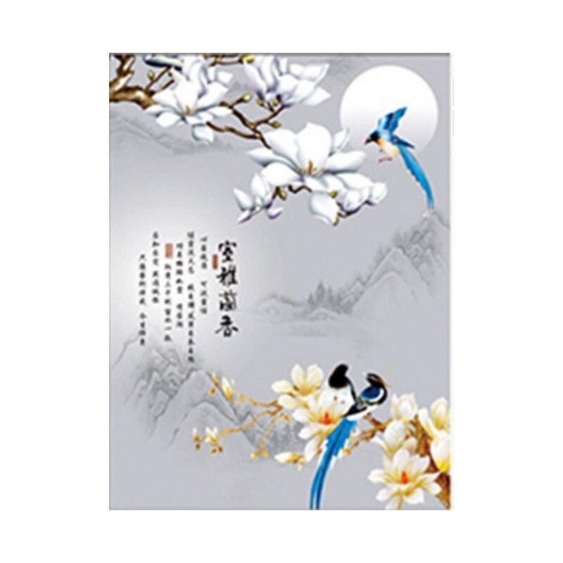 3D立体现代新中式荷花挂画