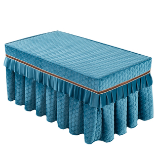 超保暖冬季加厚烤火桌罩长方形电烤炉取暖罩被加绒高级电炉子罩套