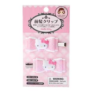 哈喽kitty库洛米玉桂狗美乐蒂无痕蝴蝶结前刘海发夹发饰卡