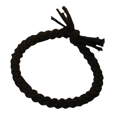 高弹力耐用扎头发头绳双拼色