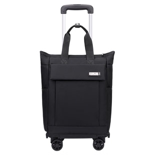 拉杆旅行包带滑轮手提轻便行李包可上飞机轮子可拆卸大容量双肩包