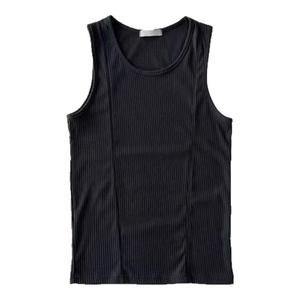 夏季速干背心男健身服弹力训练衣宽肩透气肌理显肌肉运动无袖T恤